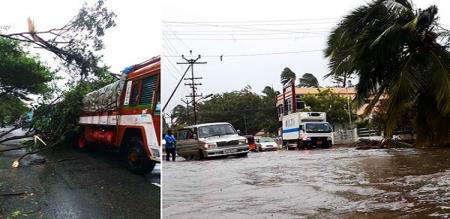 Heavy rain Cyclone Ockhi intensifies